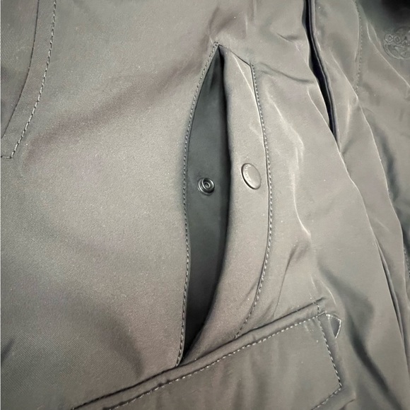 Coach Men’s Winter Jacket Black Short Parka Size XXL - Picture 11 of 13